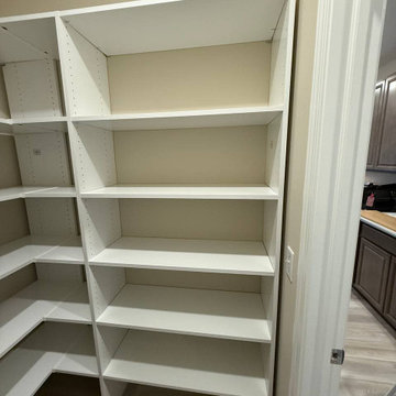 Custom Walk-In Pantry Storage System