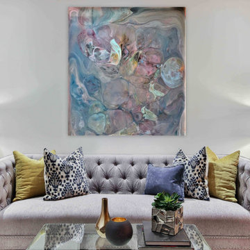 Marbling Art and Blooms for your home