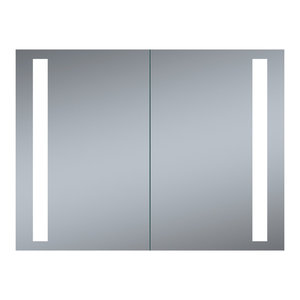 Confiant Mirrored Medicine Cabinet Recessed Or Surface Mount
