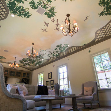 Sky with Geese Ceiling Mural