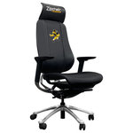 Dreamseat - Iowa Hawkeyes Football Herky Mesh Gaming Chair 4-Way Adjustable Arms - Designed to provide maximum ergonomic comfort, the Phantom properly supports your weight while aiding with posture and supporting your lumbar region. The Phantoms mesh back and seat cradle your body while keeping you cool with added air flow and temperature regulation. Made to suit a wide variety of body types, workstation setups and tasks by adjusting to each individual user. The chair back moves and glides vertically with you throughout the day, keeping your spine in alignment and continuously supporting the lower back. The seat is adjustable forward or back to provide the perfect seat depth and distance from the backrest, and the added headrest supplies full height support and neck relief. The Phantom is truly the most cost effective ergonomic mesh style gaming chair on the market.