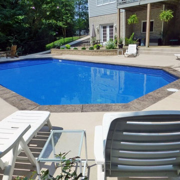 The Highlands Pool, Firepit, and Garden Wall Chesterfield