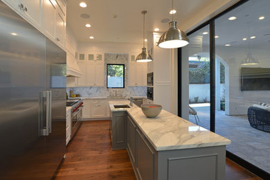 Inspiration for a mediterranean kitchen remodel in Los Angeles
