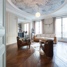 Du papier peint au plafond
