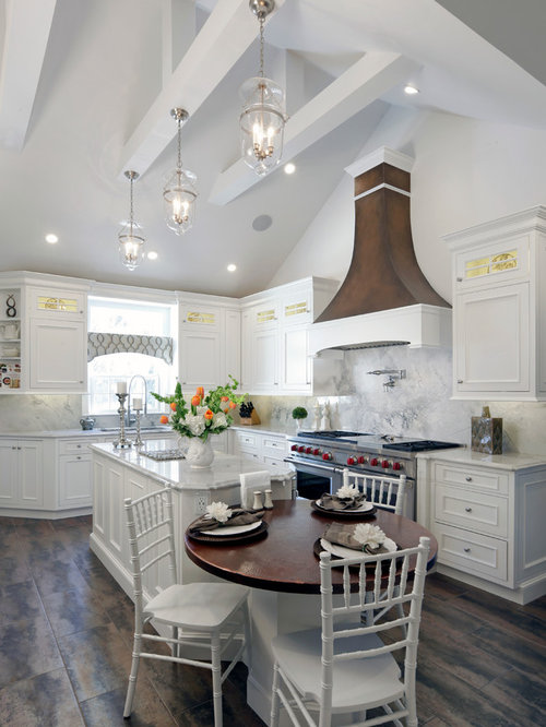 Vaulted Ceiling Kitchen Home Design Ideas, Pictures ...
