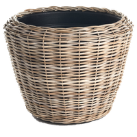 Woven Dry Basket Planter, 26.75"