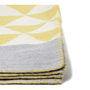 Stockholm Throw, Citrus and Gray