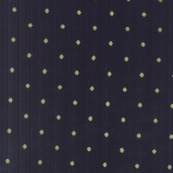 ROTH & TOMPKINS TEXTILES - Saybrook Fabric, Black, 54''x36'' - Upholstery Fabric