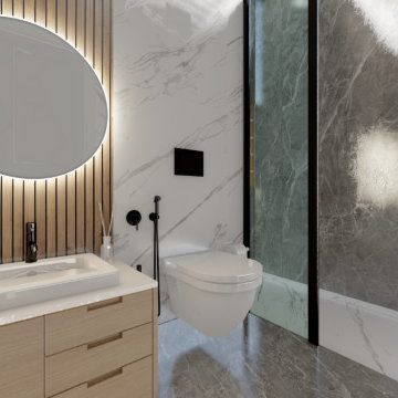 Minimal Bathroom Renovation in Barking