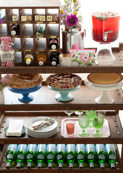 Dining Room rolling trolley for a party