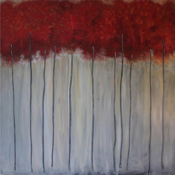 Birch Trees 48" x 48"