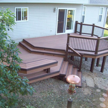 Two stage angular TREX TRANSCENDS TIKI TORCH DECK