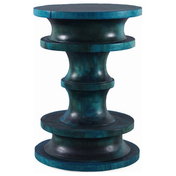 Fortuna Side Table, Azure Blue