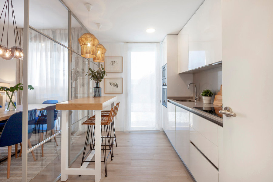 AEDAS HOMES piso piloto promoción Orellana y oficinas