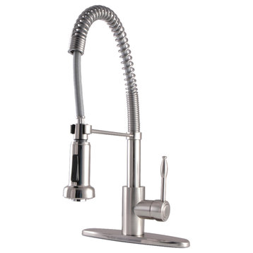 GSY8888NKL Nustudio Single-Handle Pre-Rinse Kitchen Faucet, Brushed Nickel