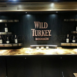 Wild Turkey Mobile Bourbon Bar - Table Tops And Bases