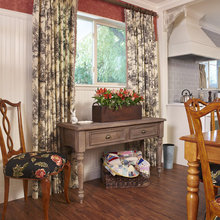 Salvaging dining room curtains
