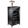 Winsome Wood Bordeaux Wine Cabinet 20-Bottle Shelf Modular