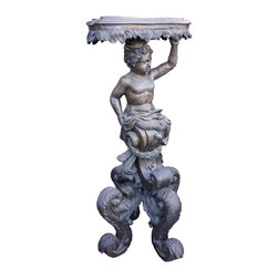 Neo-classical Bronze Figural Putti Pedestal - Products
