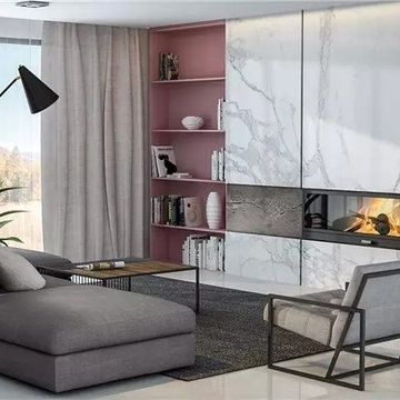 XRJ Calacatta Gold Quartz Stone