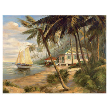 "Key West Hideaway" Paper Art, 18"x14"