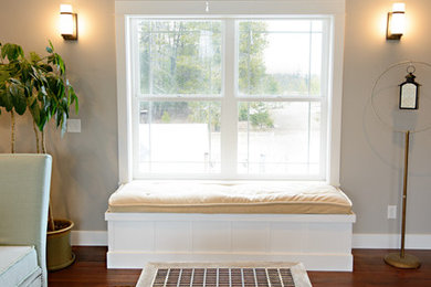Inspiration for a timeless living room remodel in Seattle