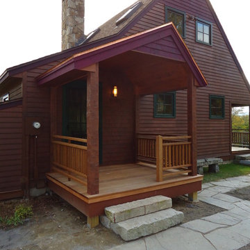 Contemporary Farmhouse Porch; Rockingham, VT
