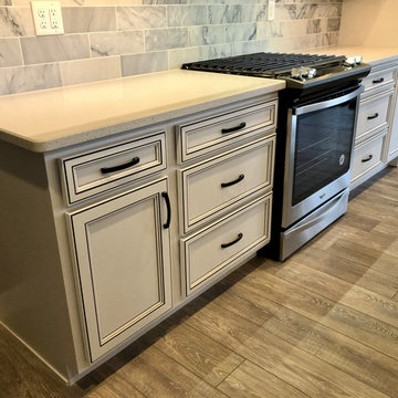 New Construction-Milan IL Koch Express Painted White Fog Black Highlights