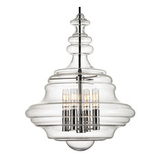 Washington 4-Light, Pendant, Polished Nickel