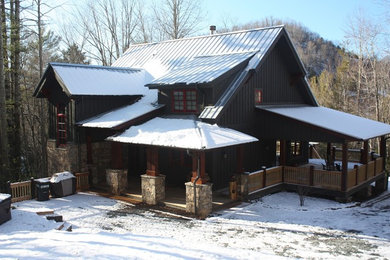 Inspiration for a craftsman exterior home remodel in Charlotte
