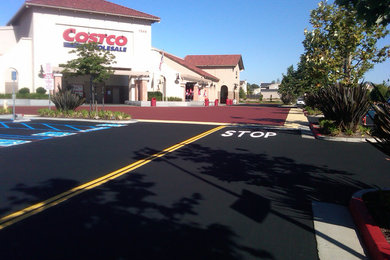 Costco Parking Lot Striping & Asphalt Sealing