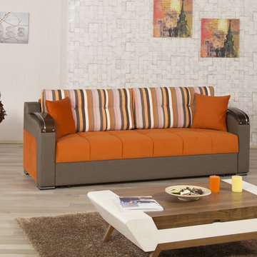 Divan Deluxe Signature Sofa Bed | Sarp Orange