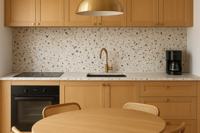 Idée de décoration pour une cuisine design.