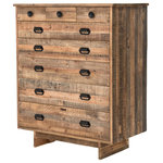 Four Hands Furniture - Sierra Freel Chest - Natural wood with a contemporary design. The design of the Sierra Freel Chest celebrates the rugged beauty of nature while providing a high style furnishing that gives life to refurnished wood. No two pieces are ever alike, proving the perfect choice for any bedroom space.