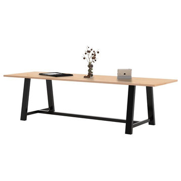 KFI Midtown 3.5 x 10 FT Conference Table - Maple - Standard Height