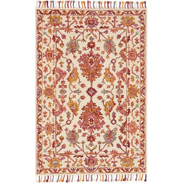 Loloi Zharah Collection Rug, Berry, 3'6"x5'6"