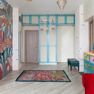 75 Beautiful Whimsical Wallpaper Entryway Pictures Ideas Houzz