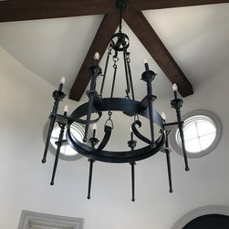 Verne Iron Chandelier - Chandeliers