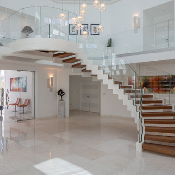 Massive helical block staircase COBRA design, Siller
