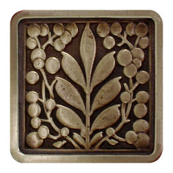 Inviting Home Inc. - Mountain Ash, Antique-Style Brass - Cabinet And Drawer Knobs