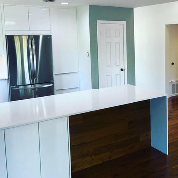 Austin, TX - Super White Vicostone Quartz - Kitchen
