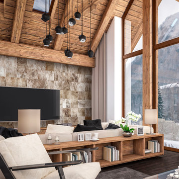 Cowhide Wall Covering in Mountain Home