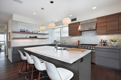 Inspiration for a 1950s kitchen remodel in Other