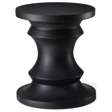 MGO Black Chess Garden Stool or Planter Stand
