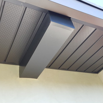 Cladding-Soffits, Fascia, Beams. Box Gutter "Tall" Glendale Ca.