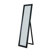 Elisabetta Standing Mirror in Antique Black Finish