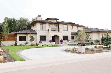 Example of an exterior home design in Boise