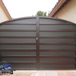 Modern Driveway Gate - Home Fencing And Gates