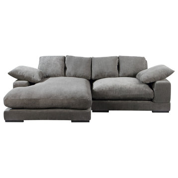 First of A Kind Plunge Sectional Charcoal
