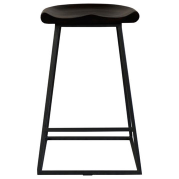 Counter Stool (Set of 2) Brown Industrial